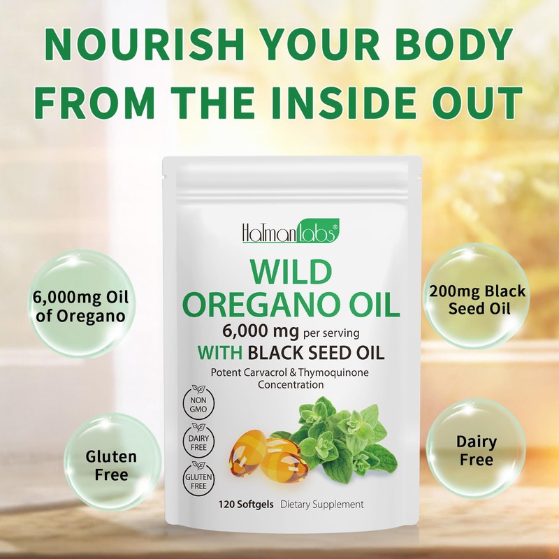 Oil of Oregano Softgels 6000mg Per Serving 240 Count |