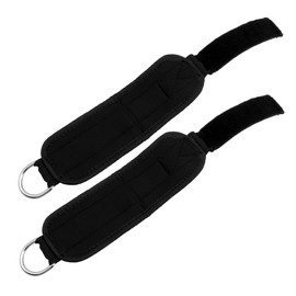 BESPORTBLE Strong Metal Welded D-Ring Ankle Straps Cable Machine Leg Exercises Gym Training