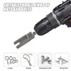 Pilikoll 4 Piece Wing Nut Screwdriver Set 1/4 Inch Hex