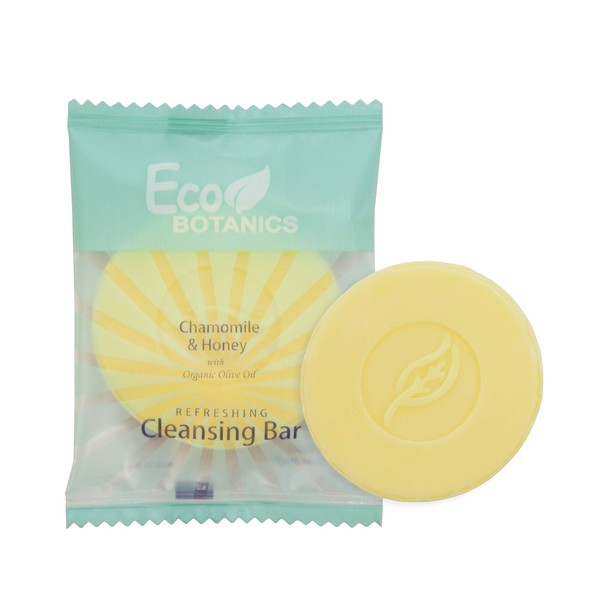 Eco Botanics Travel-Size Hotel Cleansing Bar Soap.5 oz (Case of 1000)