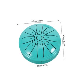 Abaodam Rain Drum For Outside: 4 Inch Musical Percussion Instrument - Steel Tongue Drum - Musician Present For Family And Friend