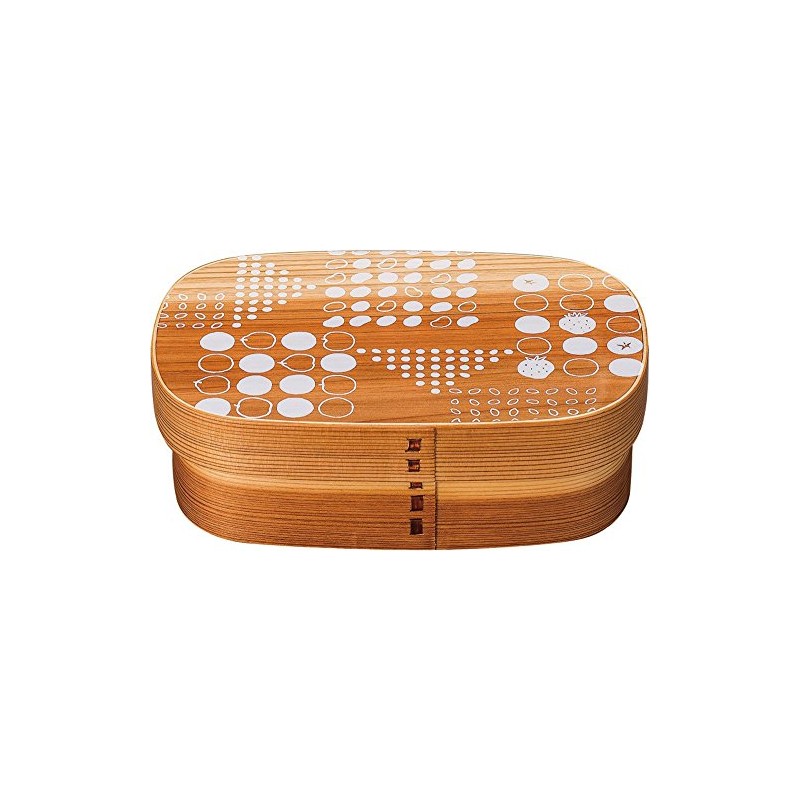 正和 "Lunch Box 2 Tier" Isso Ecco wappa Bento Curb