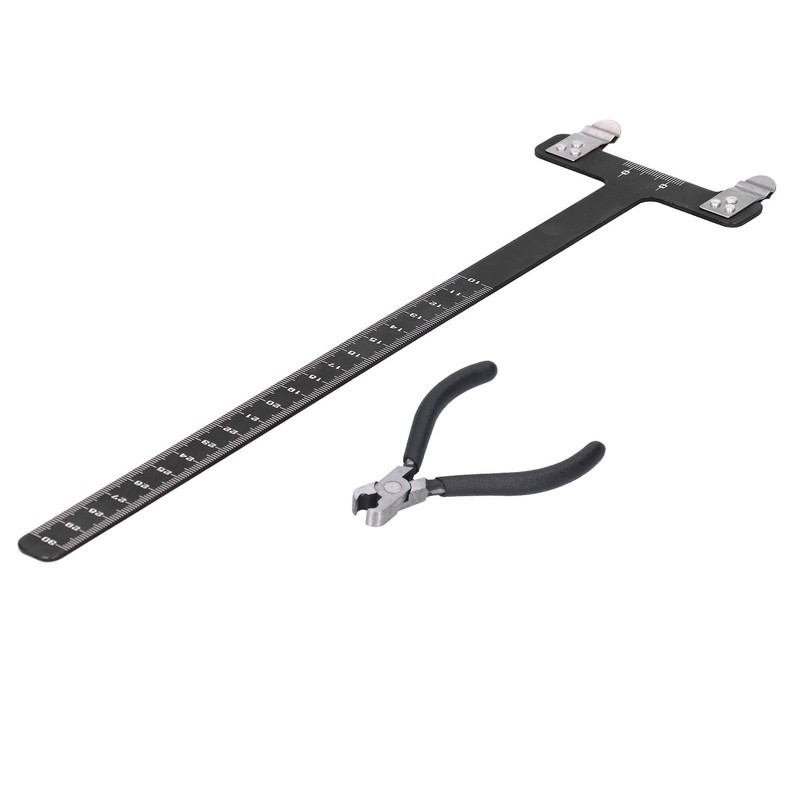 Archery Aluminum Alloy Ruler Recurve/Compound Bow T Shaped Bow Measurement