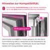 Metal Klemmfix clamp holder for clamping tensioned pleated blinds to