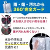 FUYULE Suitcase Cover, Carrying Bag, Transparent, Rain Cover, Protects Against