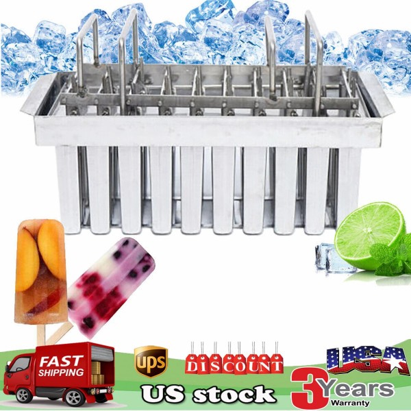 Unbranded Stainless Steel Ice Cream Stick Mold - 20pcs Easy