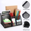 Zawaer Desk Organiser Office, Mesh Metal Office Accessories, Sorting Compartments