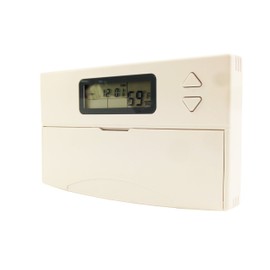 King Electric EP-3 Electronic Low Voltage Programmable Battery Powered Thermostat, White