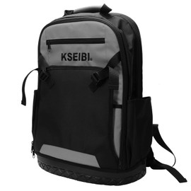 KSEIBI Canvas Tool Bag with Pocket (Back Pack)