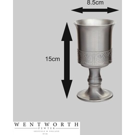 Wentworth Pewter Medieval Antique Finish Pewter Goblet
