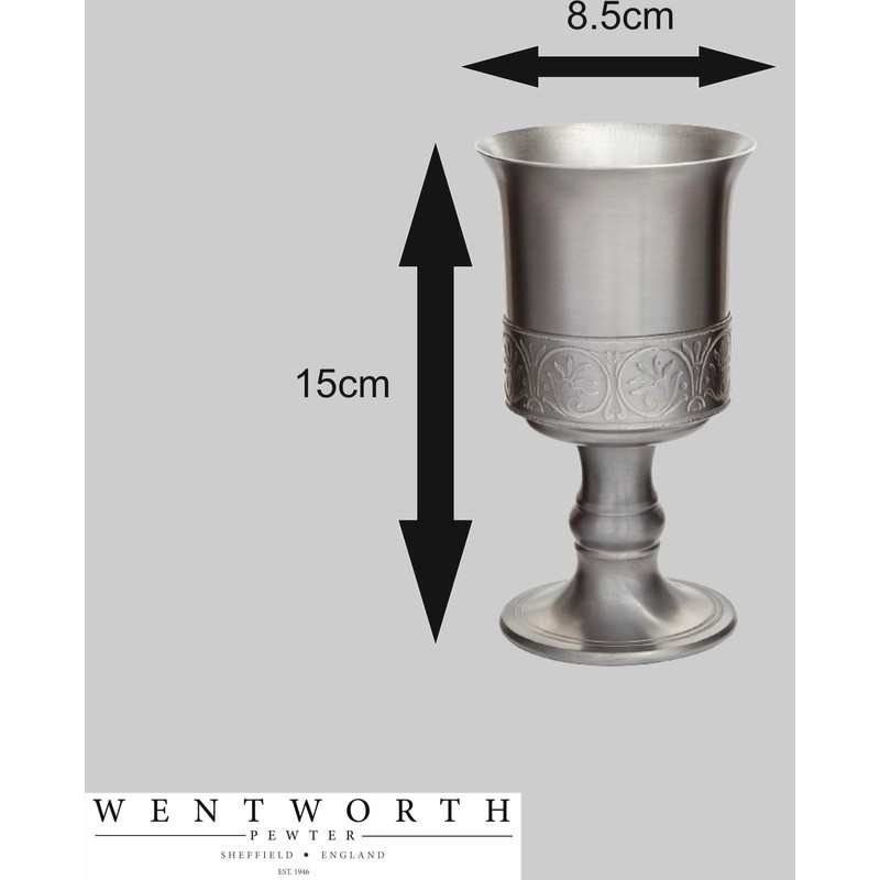 Wentworth Pewter Medieval Antique Finish Pewter Goblet