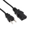 AINEX AC Power Cable Ultra-Slim Straight Type 0.5m ACP-05S-BK