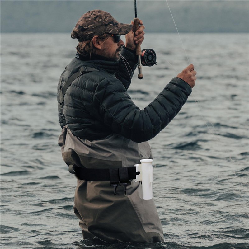 Fishing Rod Belt with Movable Ring Adjustable Fishing Fighting Belt