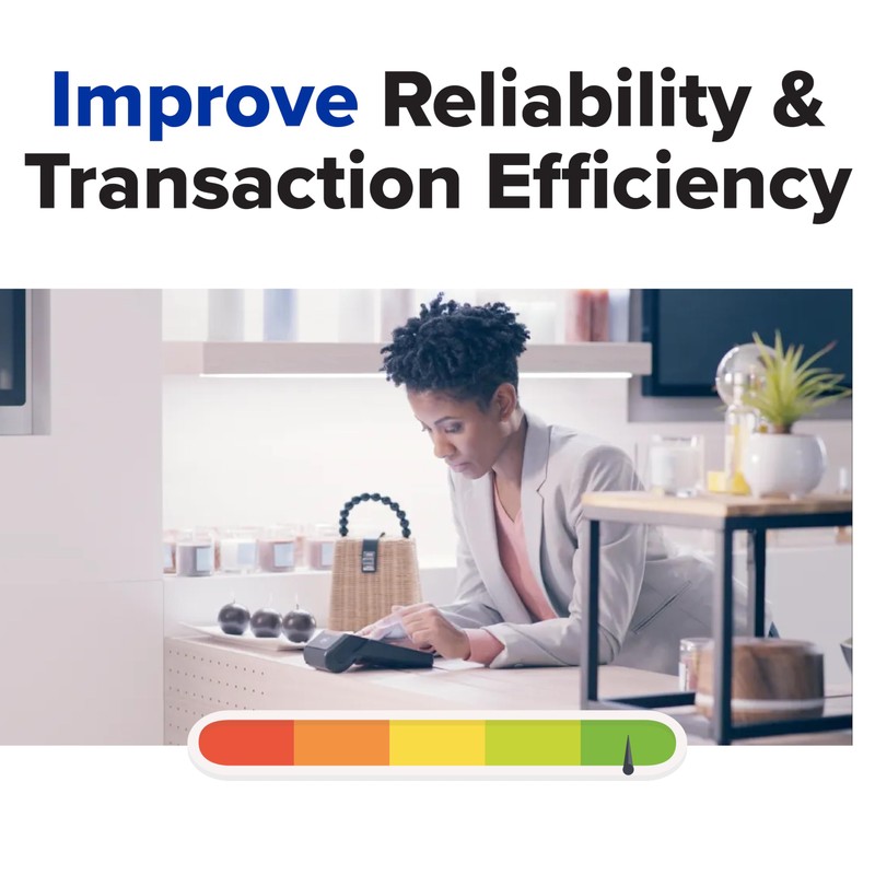 Ingenico Card Terminal Cleaning Card Featuring Waffletechnology, 40 Cards Per