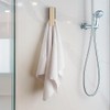 Voxelv Premium Marble Gravity Hand Towel Holder - Textured Wall