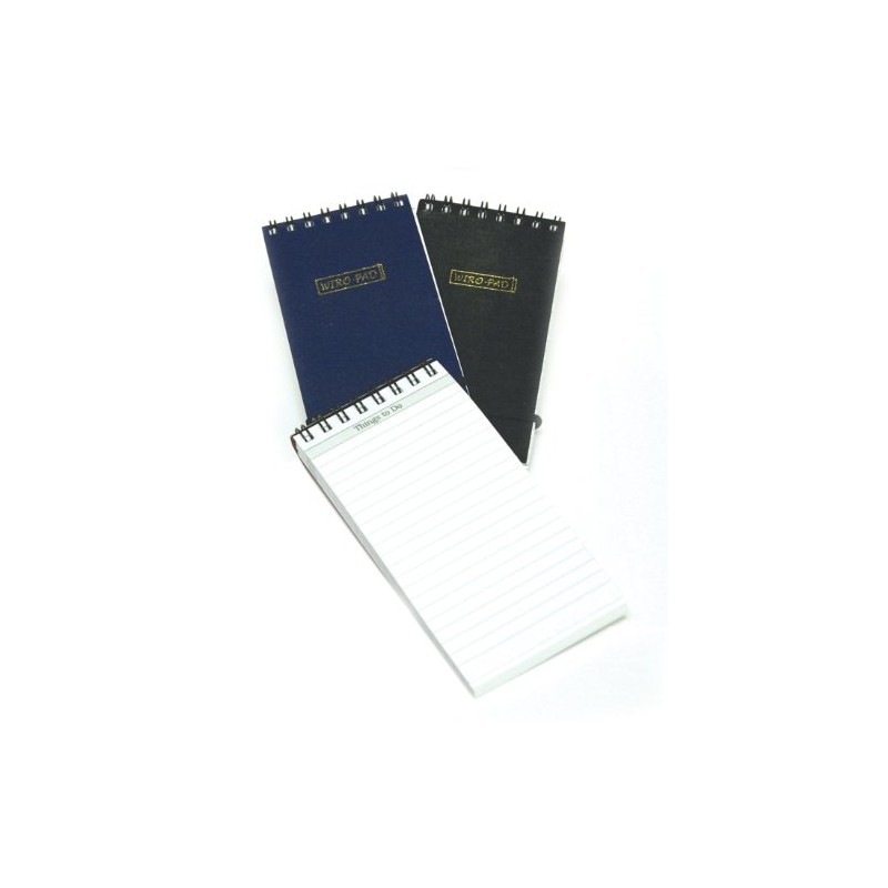 Just stationery 70x128mm Elastic Band Wiro Note Pad, 6104