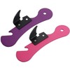 1pc Pink Stainless Manual Can Opener,Safety Gadget Multifunctional Opener Kitchen