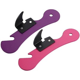 1pc Pink Stainless Manual Can Opener,Safety Gadget Multifunctional Opener Kitchen Gadgets Comfort Good Grip Tin Jar Bottle Manual Cans Opener 9.8x2cm