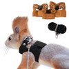3 Pack Squirrel Harness and Leash Set - Adjustable Traction