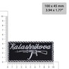 Kalashnikova MG Sew-On Weapons Iron-On Patch Tactical Morale Patch for