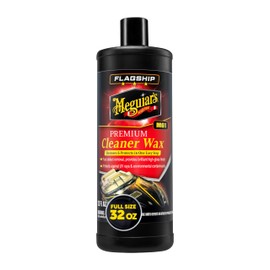 Meguiar's Flagship Premium Cleaner Wax M6132 - Pro-Grade Boat and RV Cleaner Wax for Fiberglass & Gel Coats - Remove Defects, Boost Gloss and Apply Long-Lasting Protection All in One Step, 32 Oz