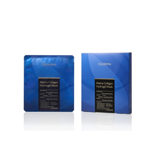 CELDERMA Marine Collagen Hydrogel Mask, 1.0 fl oz (30 ml)