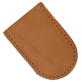 Fine Genuine Leather Magnetic Money Clip (Tan)
