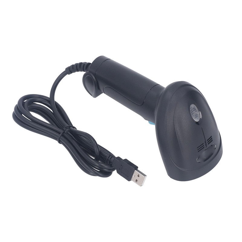 Wired Barcode Scanner High Accuracy Quick Response Smart Voice QR