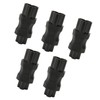 5 Pcs IEC320 C6 to IEC320 C5 Power Adapter Computer