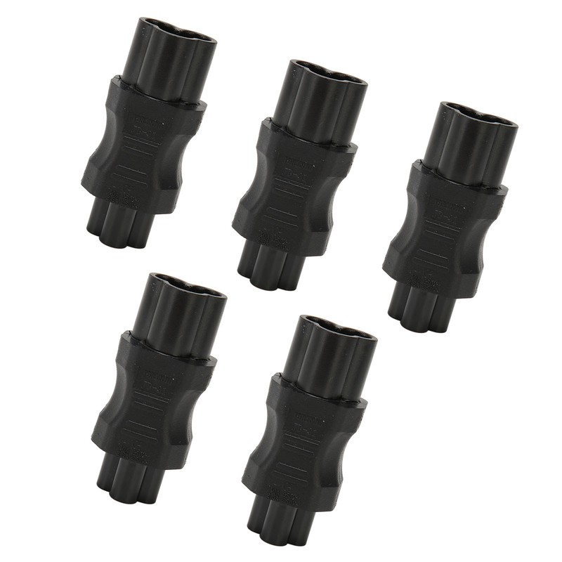 5 Pcs IEC320 C6 to IEC320 C5 Power Adapter Computer