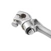 X AUTOHAUX 13mm Motorcycle Kick Start Lever Kickstarter Lever Silver