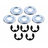 ZXZHL Clutch Washer and E-Clip Kit Fit for Stihl 017 018 021 024 028 029 034 036 039 046 066 MS170 MS180 MS190 MS210 MS240 MS250 MS260 MS290 MS340 MS360 MS440 MS460 MS640 MS660 Chainsaw