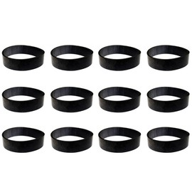HASMX Central Vacuum Replacement Belts for Beam BM1176 BM1393 BM1372AA Eureka E1383 Q100 Vacuum Cleaner, 12-Pack