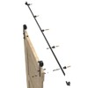 CCJH 11.5FT Single Sliding Barn Door Hardware Kit Black Basic