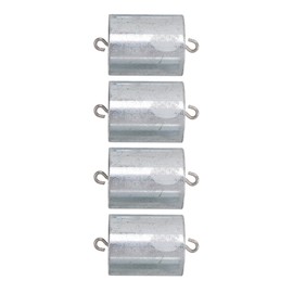 200g Calibration Weight Set Chrome Plated Steel 4 Piece with Hook Compact Box for Laboratory School Teaching