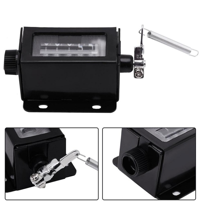Mechanical Digit Counter 5 Digit Pull Count Counter Rotary Knob