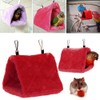 Bird Parrot Hammock Hut Practical Plush Snuggle Hanging Cave Cage