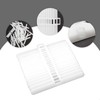 Luckious Vertical Blind Top Hangers,White Vertical Blind Double Hole Top