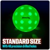 GlowCity LED Pickleball Set: Pack of 4 Glow in The