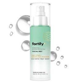 Fortify Skincare Fortify+ Bacterias naturales que combaten el cuidado de la piel – niebla facial – protección de la piel + antienvejecimiento | Ayuda a proteger, hidratar y refrescar la piel | Belleza limpia | Hecho en Corea – 130 ml