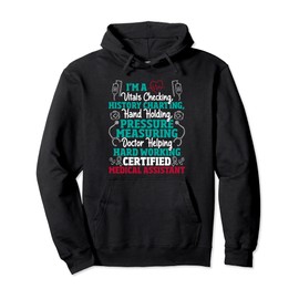 Certified Medical Assistant - Vital Checking Nurse Life CMA Pullover Hoodie