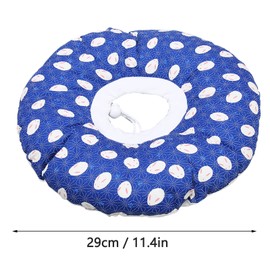 Ear Piercing Pillow, Ear Piercing Pad Ear Guard Cute Bunny Print Pressure Ear Sore Relief Pillow for Side Sleepers 11.4 Inch (Blue)