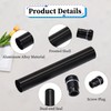 2PCS Multifunctional Smell Proof Tube Container Lightweight Metal Tube Portable