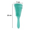 Heblee Cepillo Peine Flexible Desenredante Cabello Rizado, Afro