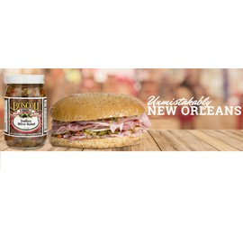 Boscoli Italian Mild Olive Salad 4 Jars 16oz/439g Each For Muffuletta Sandwiches