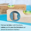 ERNESTINE, 2 in 1 Bottle Opener for Dad, Spirit Level