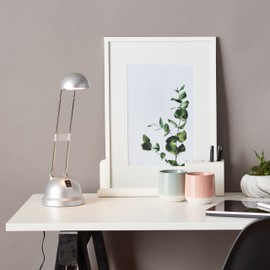 Brilliant Katrina G94816/11 LED Table Lamp 5.7 W Energy Efficiency Class F (A - G) Titanium 40 x 11.5 x 44 cm Grey