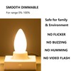Sunaiony E26 LED Candelabra Light Bulbs 60W Equivalent, Dimmable 6W