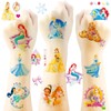 BUYLONG Cute Cartoon Princess Temporary Tattoos Stickers for Kids, 40