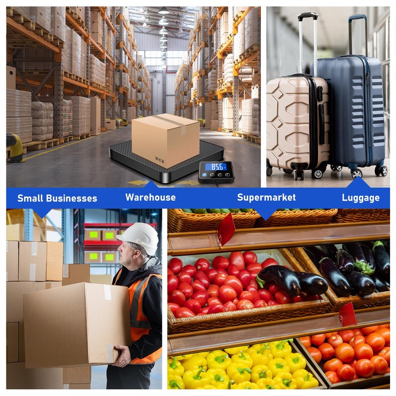 Shipping Scale, 440lb/0.5oz High Accuracy Digital Scale for Packages with